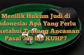 Hukuman Penjara Judi Kartu Remi Di Indonesia